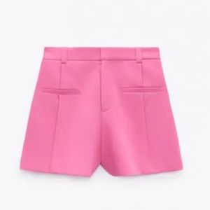 Zara High Waisted Pink Shorts